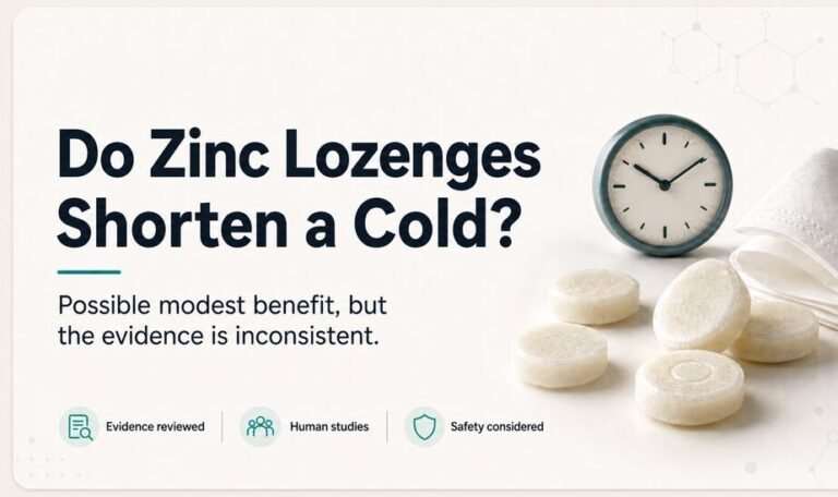 Do Zinc Lozenges Shorten a Cold?