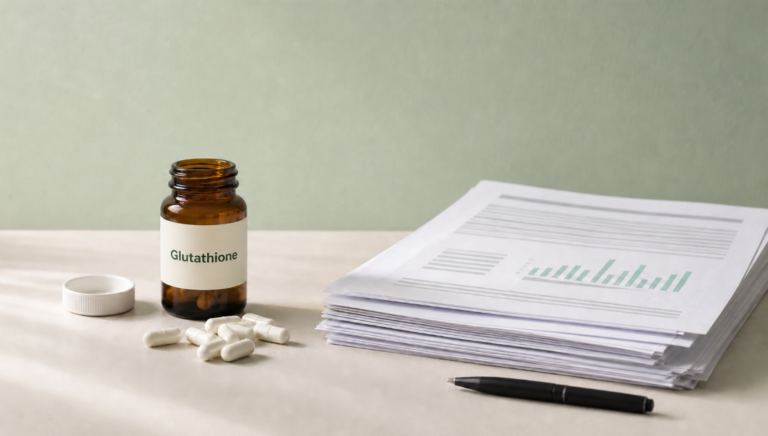Glutathione supplement evidence review