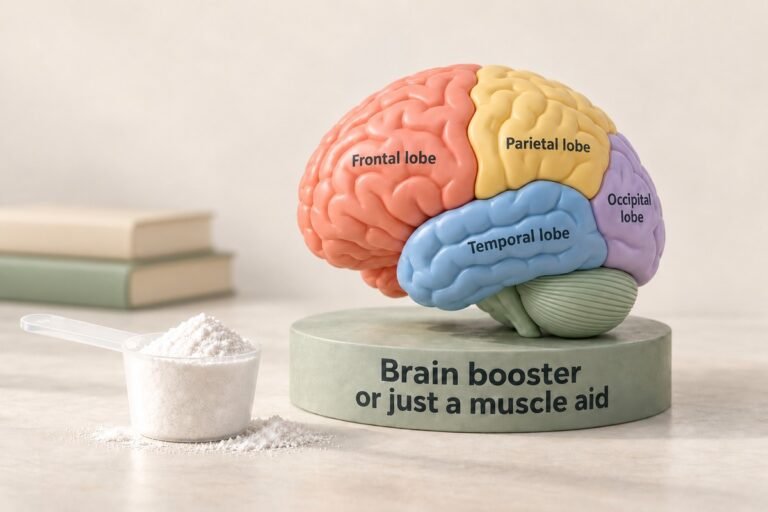 Does creatine improve brain function, even without exercise?